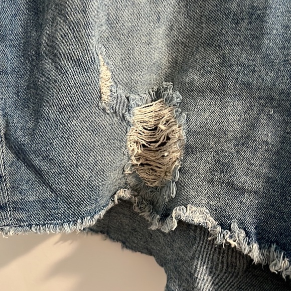 Lane Bryant Flex-magic Waistband Mid-rise Girlfriend Short Size 20, light blue - Picture 6 of 9